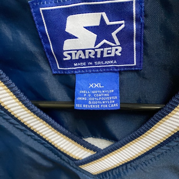 Used Starter Notre Dame Fighting Irish Pullover Windbreaker Size XXL - Picture 3 of 7